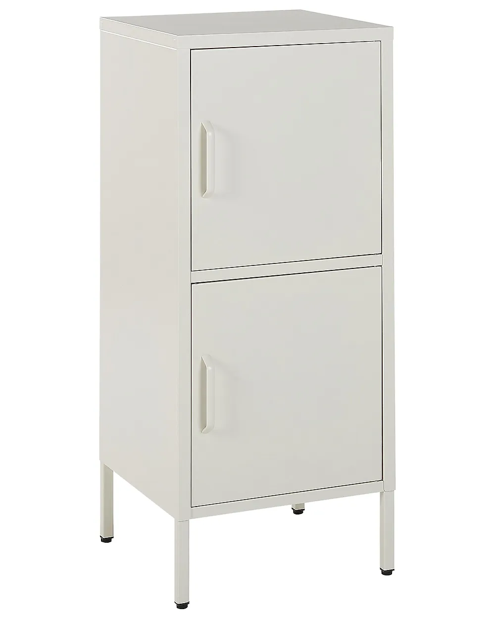 Aktenschrank Mit 2 Türen & 4 Fächern – Grüner Metallschrank Im Industrie-Look (40x40x102 Cm)