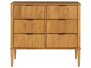 Komoda 6 szuflad TAURIAC Drewno sosnowe Jasnobrązowy_1099269