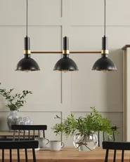 Lampadario BELES Metallo Nero_818188