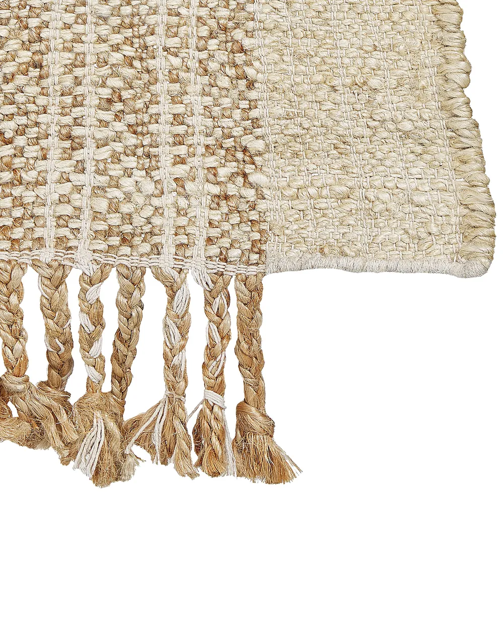 Rug ORTAOBA Beige 80 x 150 cm Jute_847747