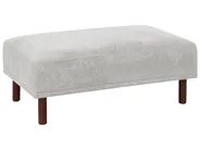 Corner Sofa 3 Seater HOLT with Ottoman Fabric Light Grey Left Hand_960558