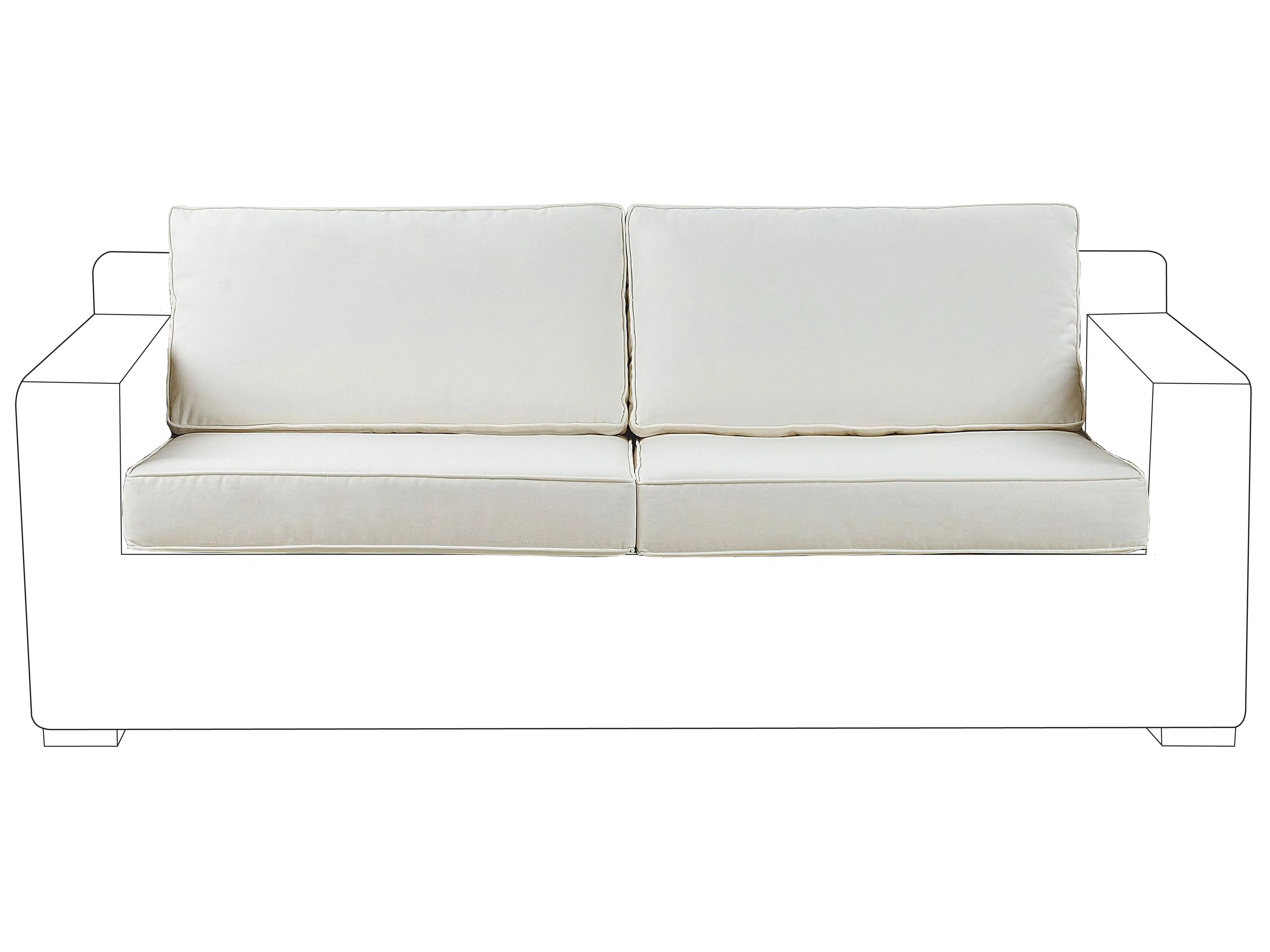 Pyonic Federe Cuscino Impermeabili 45x45cm (2 Pezzi) - Bianco, Per Esterno E Interno - 5