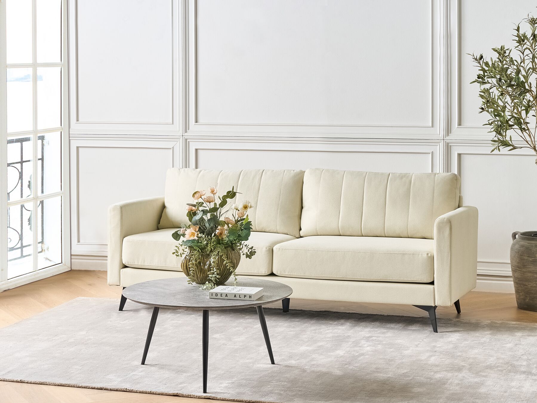 3-seters sofa lys beige MALA_934096