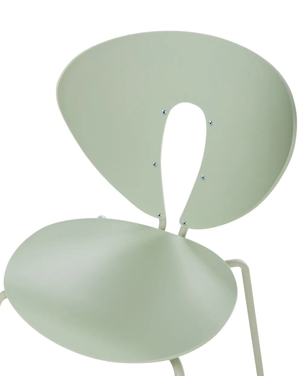 Set di 2 sedie da pranzo TRACY Verde chiaro_929890