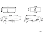 Living Room Set 5 Seater VORGOD Boucle Off-White_996374