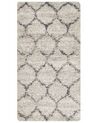 Shaggy Area Rug 80 x 150 cm Light Beige and Grey YEREVAN_870340