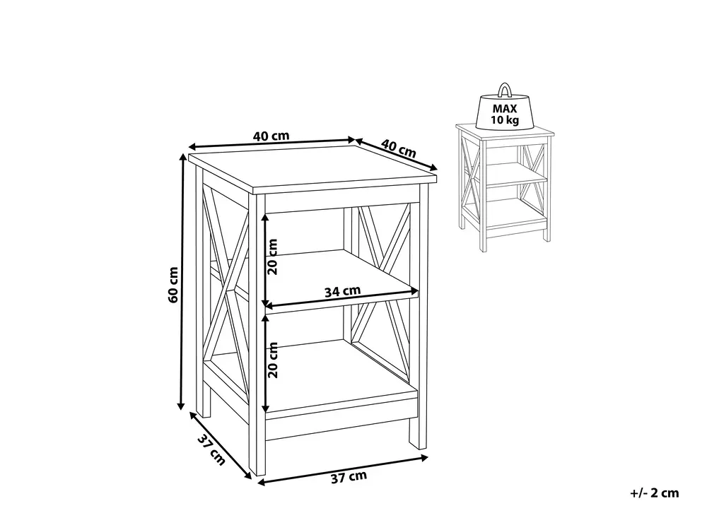 Side Table FOSTER Black_815111