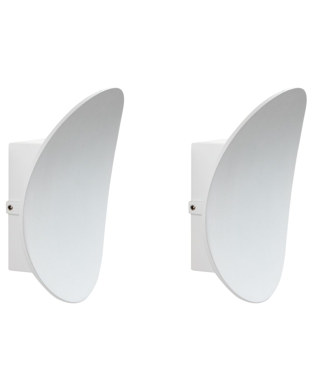 Set de 2 aplice LED pentru exterior MEUSSE Alb