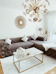 Coffee Table DELANO Marble/ Gold_771062