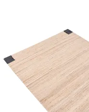 Tappeto AMRAVATI Nero/Beige 160 x 230 cm Iuta_1040121