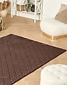 Faux Fur Rug GHARO Brown 160 x 230 cm