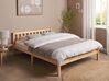 Drevená posteľ 140 x 200 cm svetlé drevo FLORAC_918222