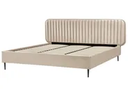 Bed Velvet BRIN 180 x 200 cm (EU Super King) Taupe_942145