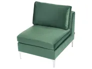 Modular U-Shape Sofa 6 Seater EVJA Velvet Green_789493