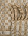 Teppich beige 50 x 80 cm Kurzflor zweiseitig ADABAG_791022