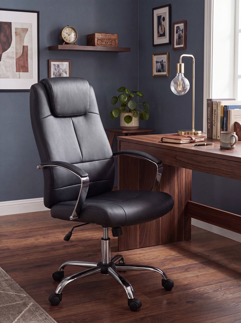Executive Chair WINNER Faux Leather Black