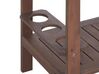 Acacia Wood Garden Drinks Trolley Dark SASSARI_921195