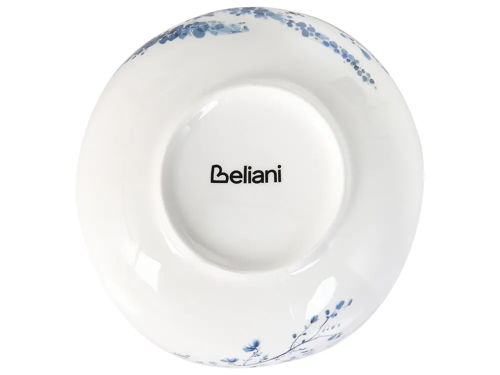 Vajilla de 12 piezas MAHLEB Porcelana Blanco/Azul_1191961