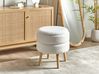 Storage Stool Boucle White OKATON_937606