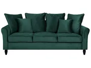 Sofa 3 Seater BORNHOLM Velvet Dark Green_748498