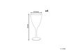 Set of 4 Gold-Rimmed Wine Glasses 38 cl TOPAZ_912958