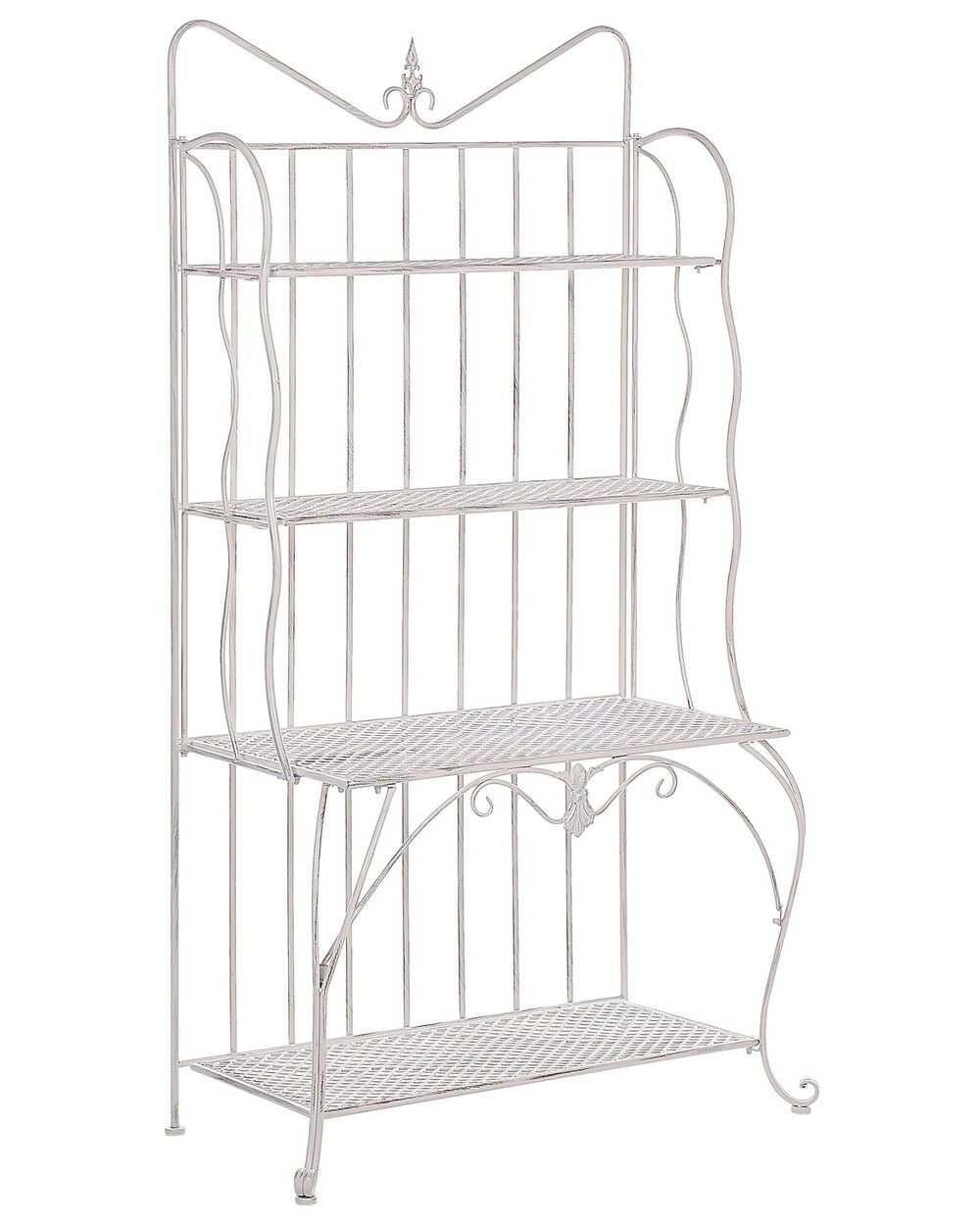 Shelving Unit PAVONA 94 cm 170 cm Metal Light Beige