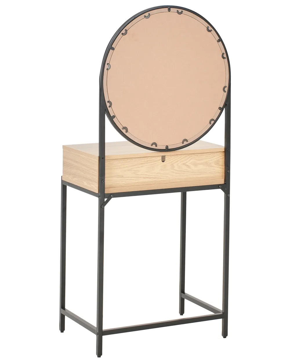 Dressing Table with Mirror CASSIAR Light Brown_1003760