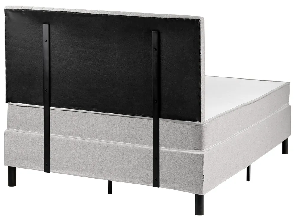 Divan Bed Fabric COUNTESS 120 x 200 cm (EU Small Double) Light Grey_1054522