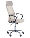 Krzesło biurowe regulowane beżowe PIONEER_861197