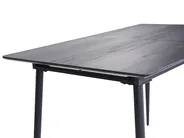 Extending Dining Table GELANDA Grey 120/160 cm 80 cm_886363