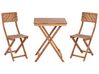 Wooden Bistro Set Dark ARDORE_921572