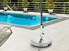 Parasol Base CERZETO Round Grey 30 kg