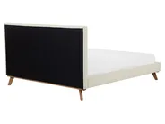 Bett mit Lattenrost Chenillegewebe TALENCE 160 x 200 cm Hellbeige_732370
