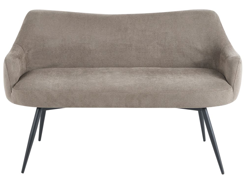 Esszimmerbank 2-Sitzer ARENDAL Stoff Taupe