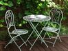 Metal Garden Bistro Set Green TRENTO_780732