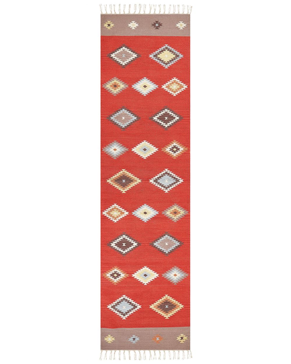 Tapis LORUT Multicolore 80 x 300 cm Kilim Coton