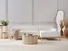 Corner Sofa SOSJO Boucle Off-White Left Hand
