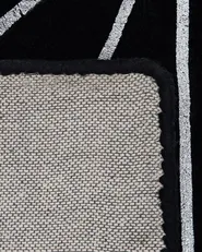 Tappeto SIBEL Nero 80 x 150 cm Viscosa_762601