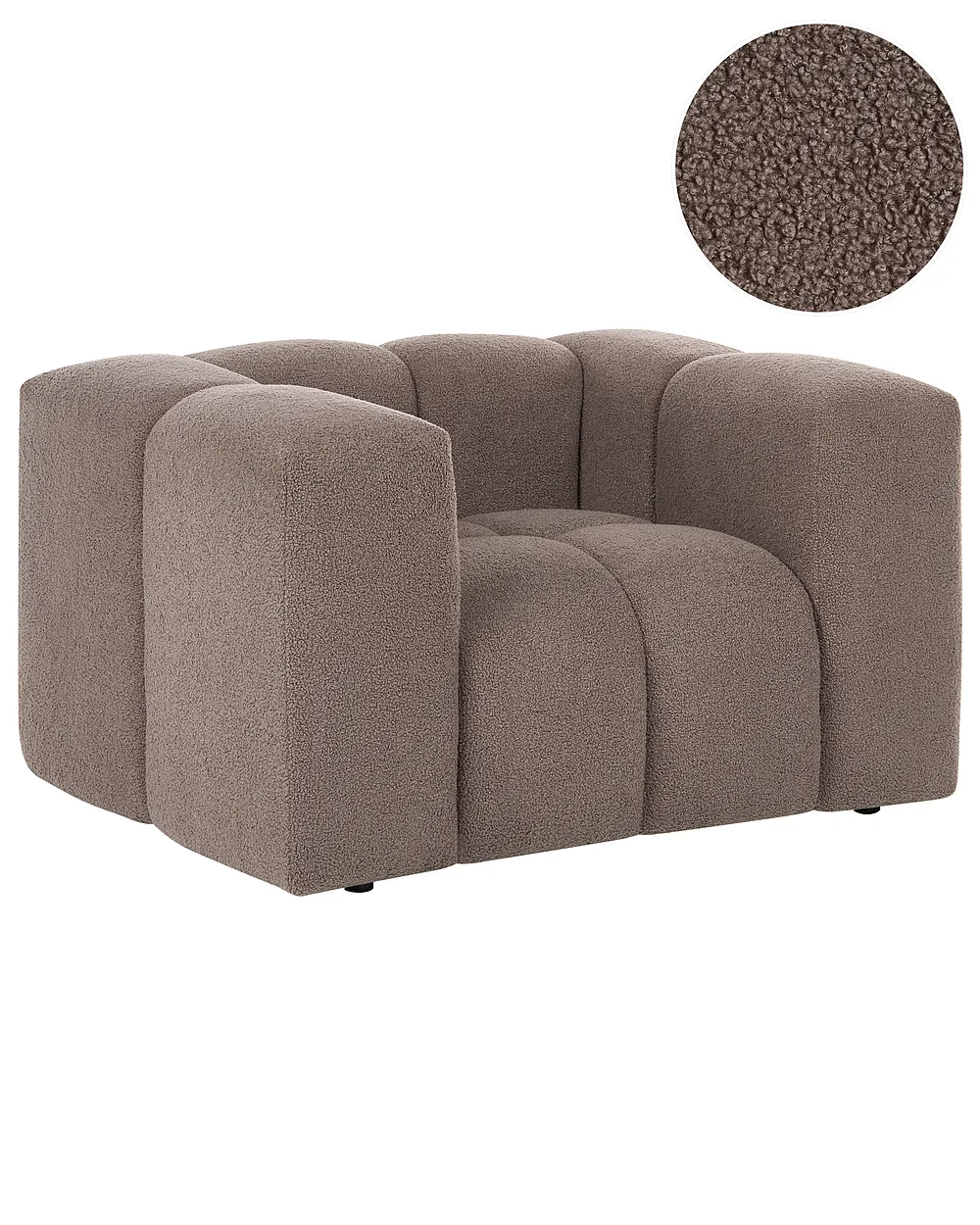 Sessel ANTOLA Bouclé Taupe