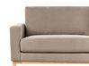 2 Seater Fabric Sofa Taupe SIGGARD_920801