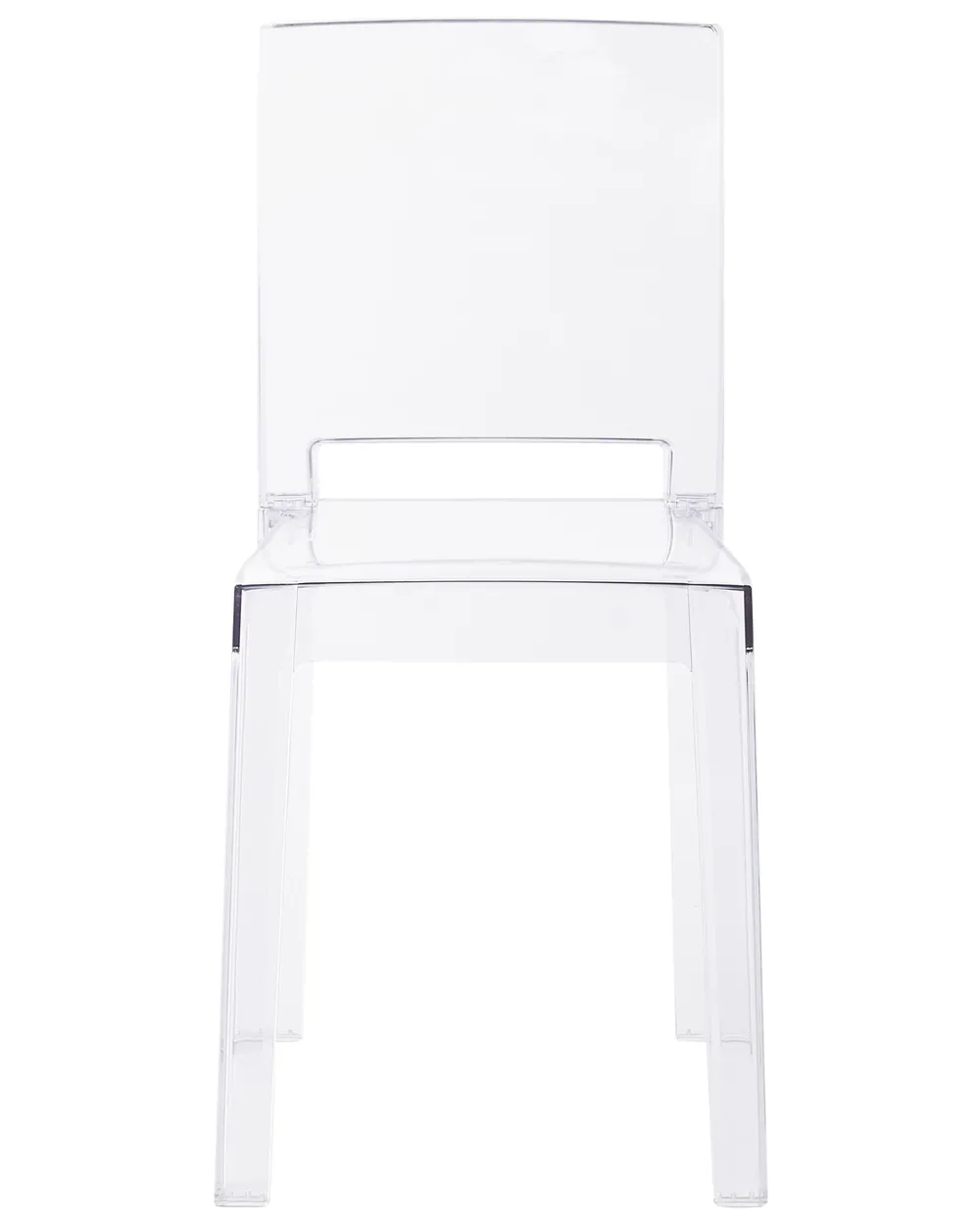 Set di 2 sedie da pranzo WESTBRIDGE Trasparente_1093958
