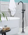 Freestanding Bath Mixer Tap Black with Silver TUGELA_813495