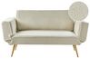 2-Sitzer Schlafsofa Bouclé cremeweiss SAARELA_932747