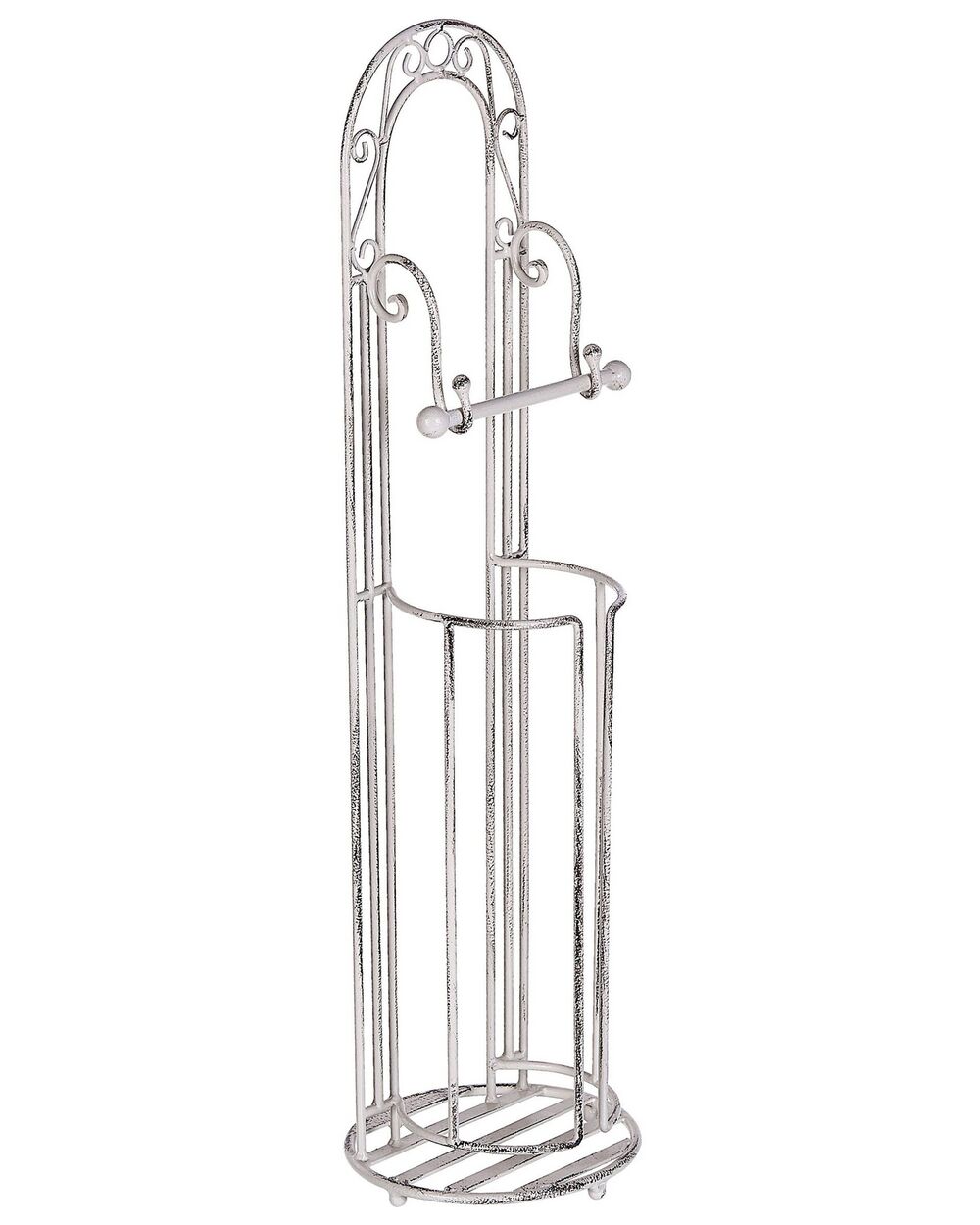 Toilet Roll and Brush Holder TEMUCO Metal White