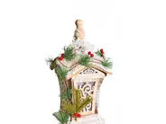 Decorazione natalizia LED LIESVESI 80 cm Lampada da palo Marrone chiaro_1028311