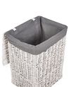 Set of 5 Willow Baskets White ELLA_939844