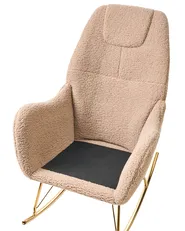 Rocking Chair GULSELE Boucle Beige_1011935