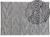 Bavlnený koberec 160 x 230 cm čierna/biela TERMAL_747856