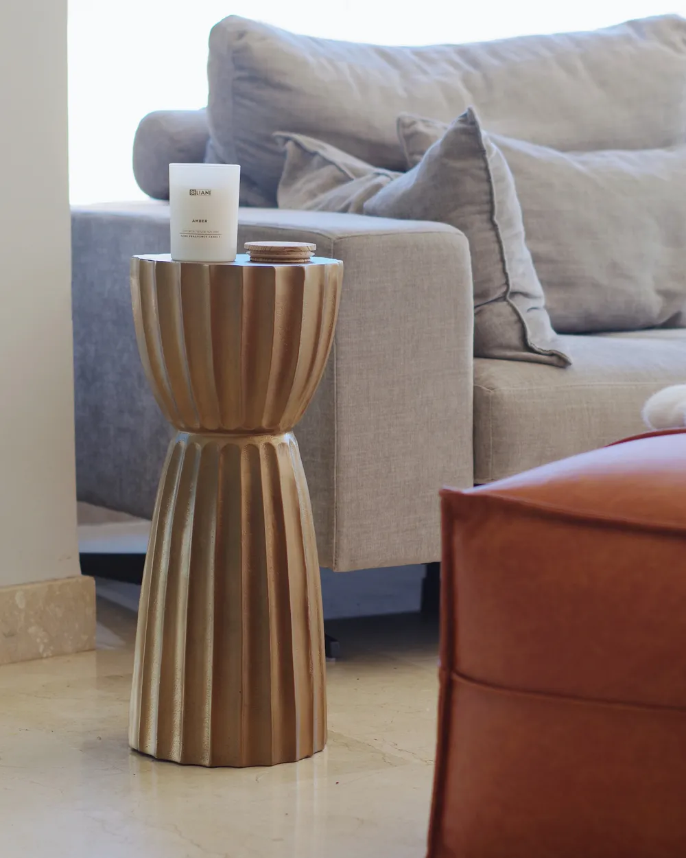 Side Table OUYEN Metal Gold_982559