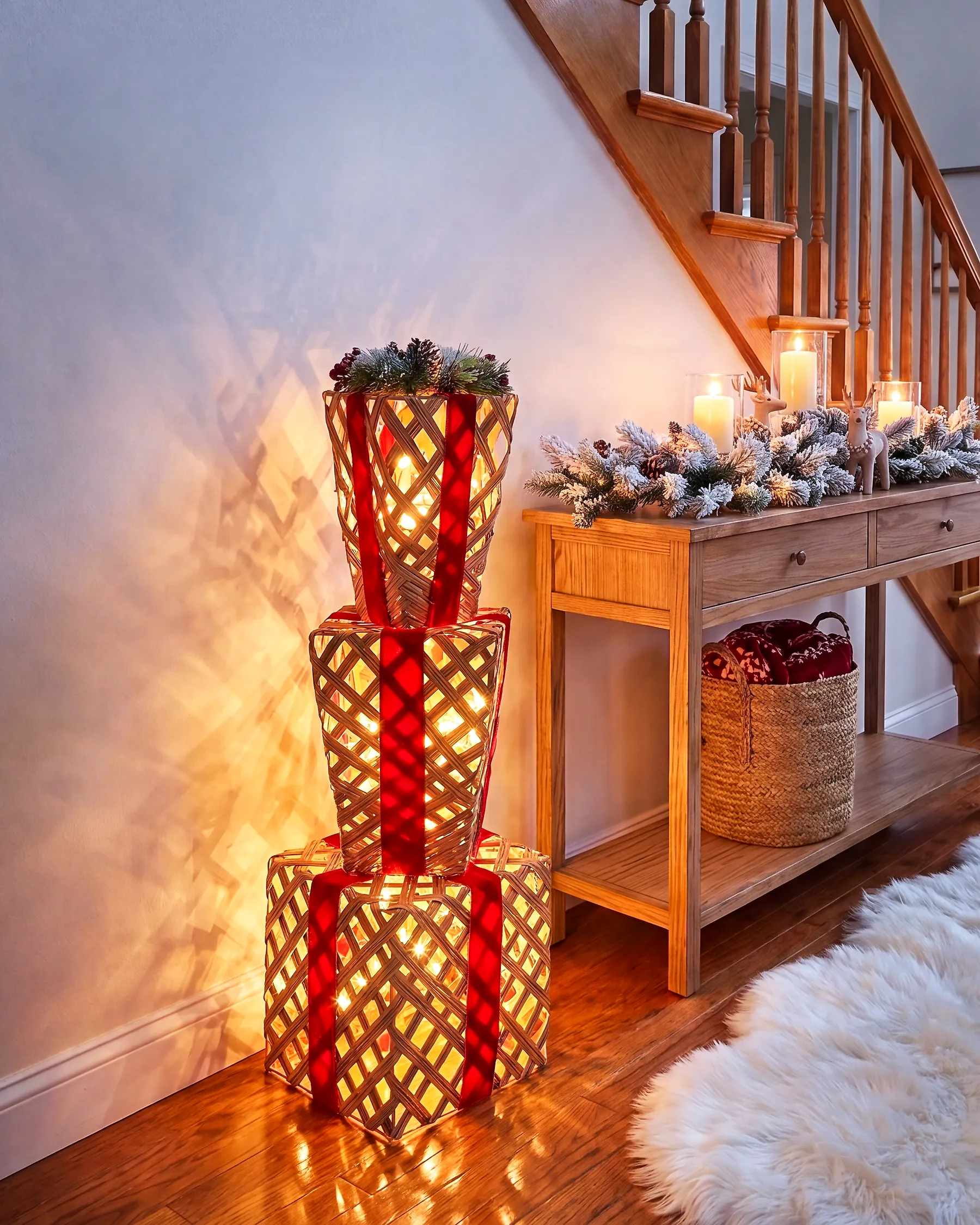Christmas Decoration LED HUMPPILA 87 cm Christmas Gifts Brown_1179203